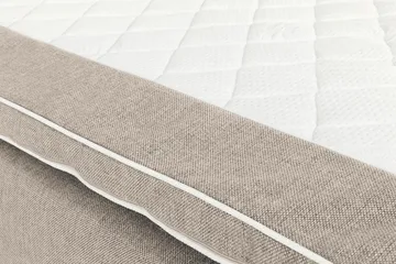 Montana Seng med Opbevaring 180x200 cm - Beige - Møbler - Senge - Komplet sengepakke