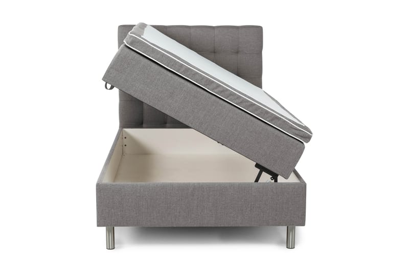 Montana Sengepakke med Opbevaring 120x200 - Grå - Møbler - Senge - Kontinentalsenge