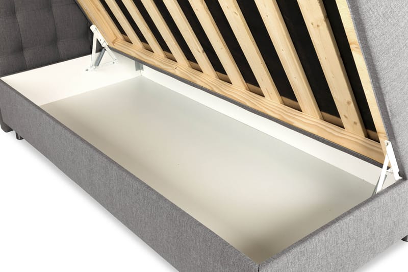 Montana Sengepakke med Opbevaring 140x200 - Grå - Møbler - Senge - Kontinentalsenge