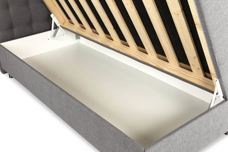 Montana Sengepakke med Opbevaring 180x200 - Grå - Møbler - Senge - Kontinentalsenge