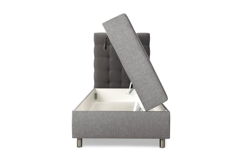 Montana Sengepakke med Opbevaring 80x200 - Grå - Møbler - Senge - Kontinentalsenge