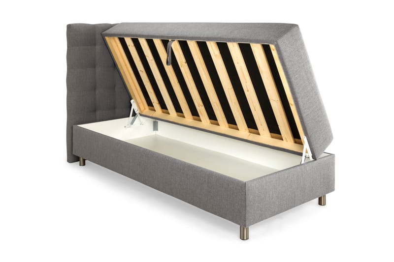 Montana Sengepakke med Opbevaring 80x200 - Grå - Møbler - Senge - Kontinentalsenge