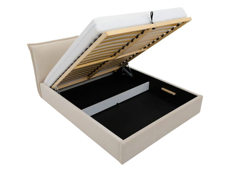 Morricon Sengeramme 140x200 cm - Sort - Møbler - Senge - Sengeramme & sengestel