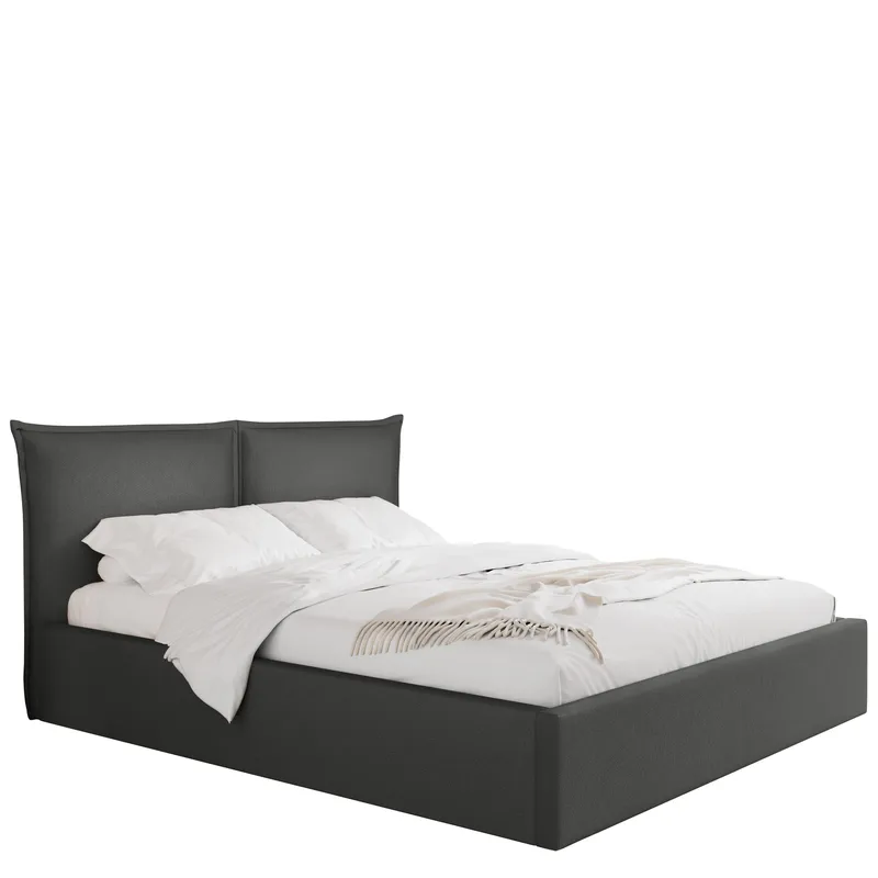 Morricon Sengeramme 160x200 cm - Grå - Møbler - Senge - Sengeramme & sengestel