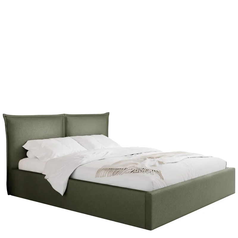 Morricon Sengeramme 160x200 cm - Grøn - Møbler - Senge - Sengeramme & sengestel