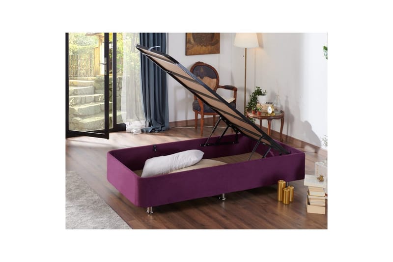 Mytikas Sengestel 90x190 cm - Violet - Møbler - Senge - Sengeramme & sengestel