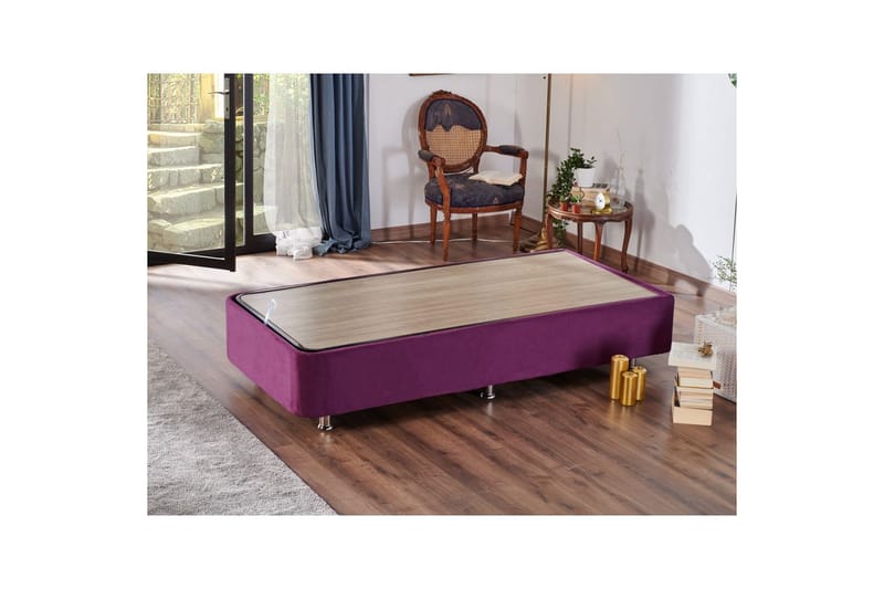 Mytikas Sengestel 90x200 cm - Violet - Møbler - Senge - Sengeramme & sengestel