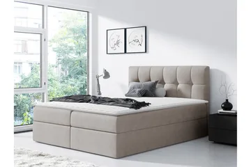 Neitisuanto Sengespakke Kontinentalseng 140x200 cm - Beige - Møbler - Senge - Komplet sengepakke