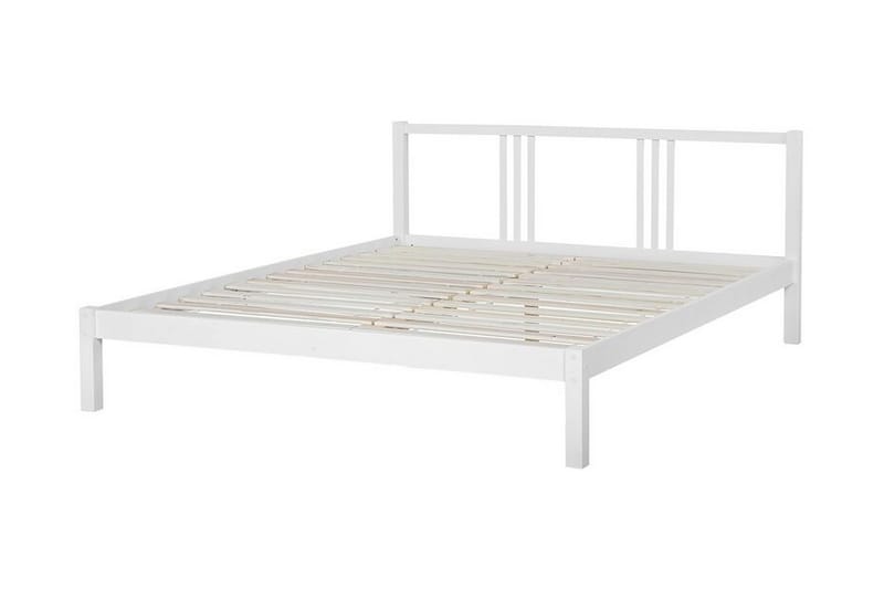 Newbegin Sengeramme med Sengegavl 180x200 cm i Malet Træ - Hvid - Møbler - Senge - Sengeramme & sengestel