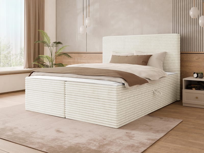 Neyrin Kontinentalseng 160x200 cm med Opbevaring - Møbler - Senge - Kontinentalsenge