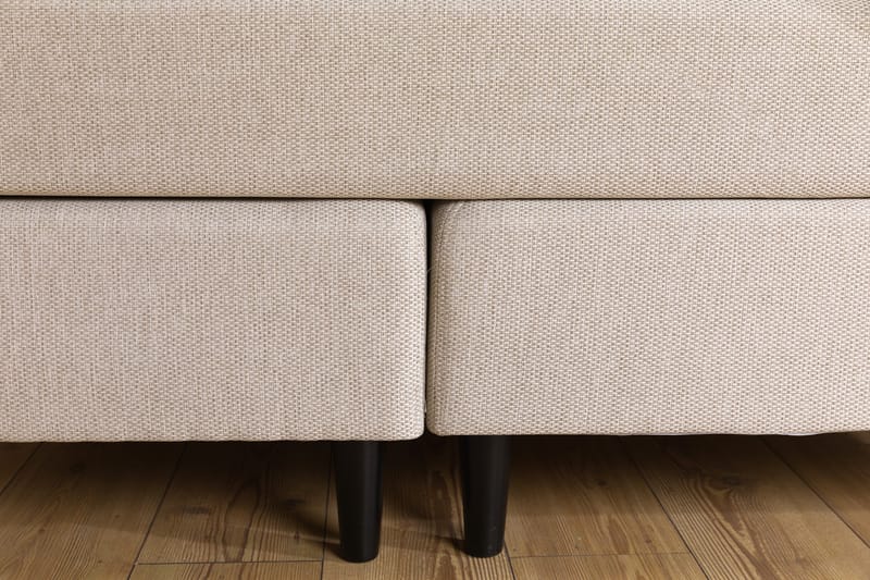 Nice Deluxe Komplet Sengepakke 180x200 - Beige - Møbler - Senge - Komplet sengepakke