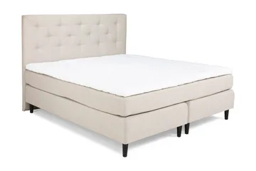 Nice Deluxe Komplet Sengepakke 180x200 - Beige - Møbler - Senge - Komplet sengepakke
