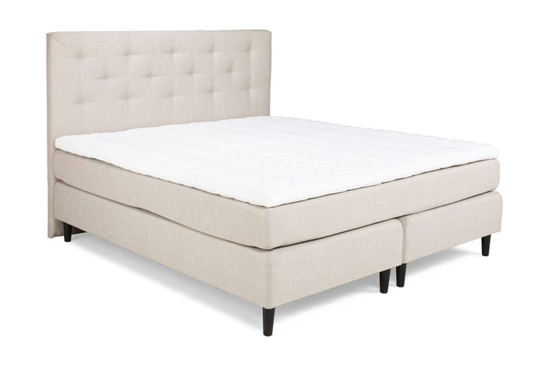 Nice Deluxe Komplet Sengepakke 180x200 - Beige - Møbler - Senge - Komplet sengepakke