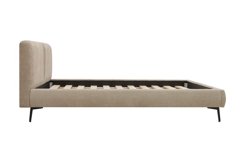 Nordic Komplet Sengesæt 140x200 cm med Sengegavl - Beige - Møbler - Senge - Komplet sengepakke