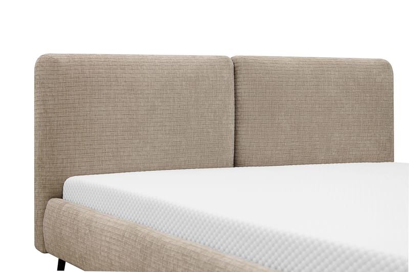 Nordic Komplet Sengesæt 140x200 cm med Sengegavl - Beige - Møbler - Senge - Komplet sengepakke
