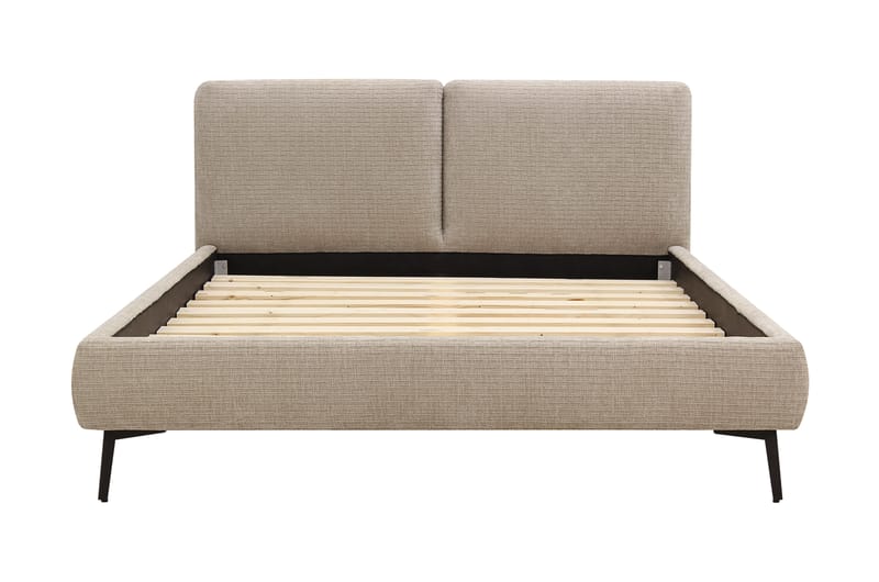 Nordic Komplet Sengesæt 140x200 cm med Sengegavl - Beige - Møbler - Senge - Komplet sengepakke