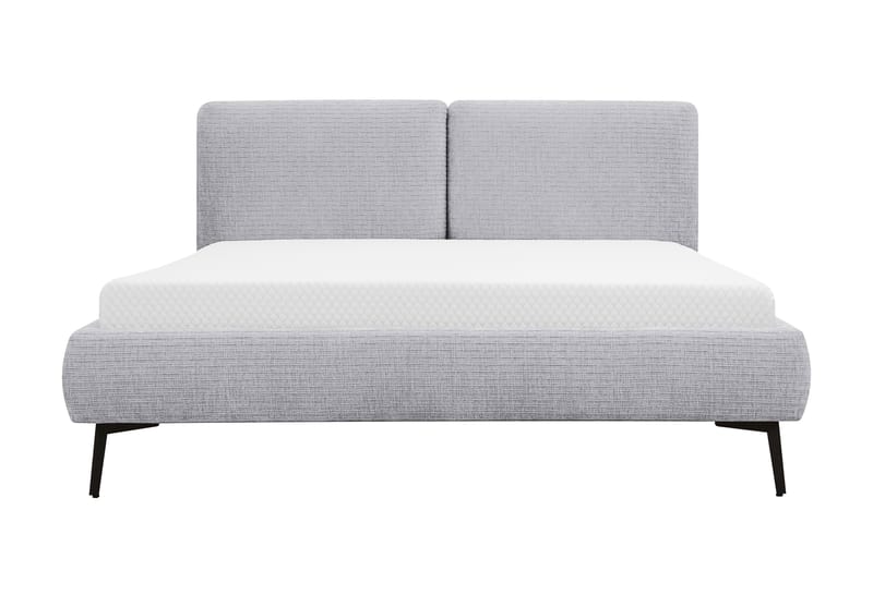 Nordic Komplet Sengesæt 140x200 cm med Sengegavl - Grå - Møbler - Senge - Komplet sengepakke