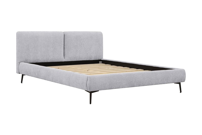 Nordic Komplet Sengesæt 180x200 cm med Sengegavl - Grå - Møbler - Senge - Komplet sengepakke