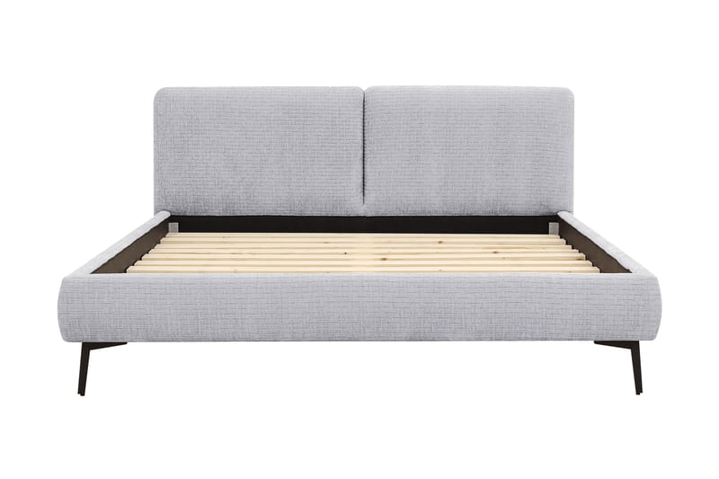 Nordic Komplet Sengesæt 180x200 cm med Sengegavl - Grå - Møbler - Senge - Komplet sengepakke