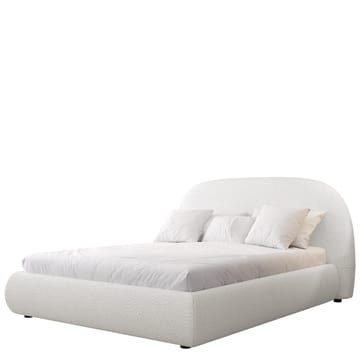 Norian Sengeramme 180x200 cm i Stof med Metalstel med Fasthedsgrad - - Hvid - Møbler - Senge - Sengeramme & sengestel