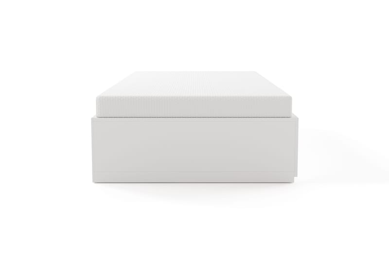 Norrvik Sengeramme 90x200 cm med opbevaring inkl. madras - Hvid - Møbler - Senge - Sengeramme & sengestel