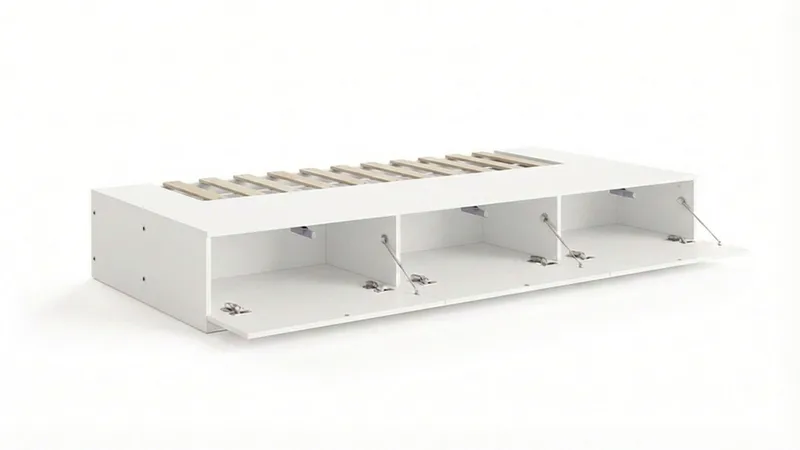 Norrvik Sengeramme 90x200 cm med opbevaring - Møbler - Senge - Sengeramme & sengestel