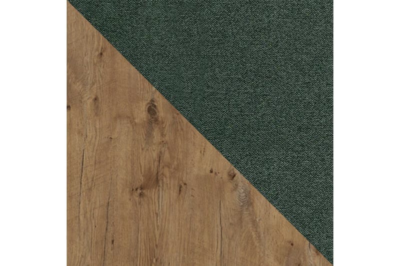 Oberting Sengeramme 120x200 cm - Grøn/Valnød - Sengeramme & sengestel