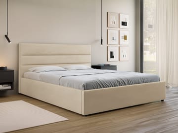 Omrynn Sengeramme 140x200 cm - Beige - Møbler - Senge - Sengeramme & sengestel