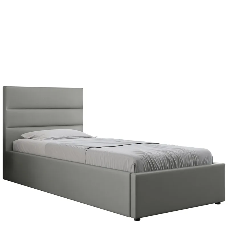 Omrynn sengeramme med opbevaring 120x200 cm - grå - Møbler - Senge - Sengeramme & sengestel