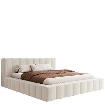 Orvinel Sengeramme 160x200 cm med Opbevaring - Hvid - Møbler - Senge - Sengeramme & sengestel