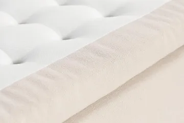 Oslo Lyx Kontinentalseng Boucle 180x200 - Lysebeige - Møbler - Senge - Kontinentalsenge