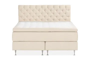 Sengegavl Dybhæftet - Lys beige