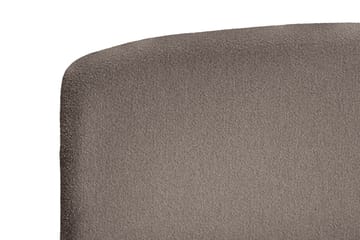 Oslo Lyx Sengepakke Kontinentalseng 120x200 cm Curved Sengegavl - Lys brun - Møbler - Senge - Komplet sengepakke