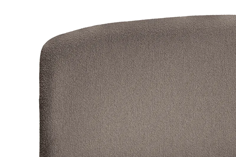 Oslo Lyx Sengepakke Kontinentalseng 120x200 cm Curved Sengegavl - Lys brun - Møbler - Senge - Kontinentalsenge
