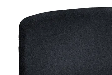 Oslo Lyx Sengepakke Kontinentalseng 120x200 cm Curved Sengegavl - Sort - Møbler - Senge - Komplet sengepakke