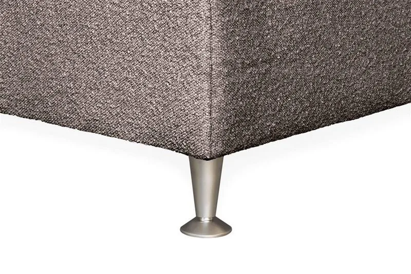 Oslo Lyx Sengepakke Kontinentalseng 140x200 cm Knappet Sengegavl - Lys brun - Møbler - Senge - Kontinentalsenge