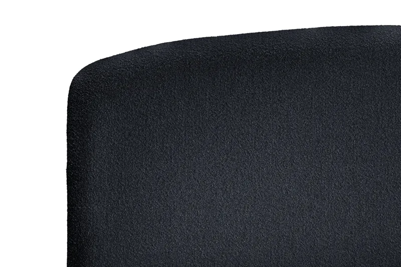 Oslo Lyx Sengepakke Kontinentalseng 160x200 cm Curved Sengegavl - Sort - Møbler - Senge - Kontinentalsenge