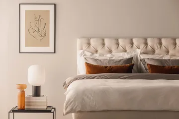 Oslo Lyx Sengepakke Kontinentalseng 180x200 cm - Lysbeige - Møbler - Senge - Kontinentalsenge