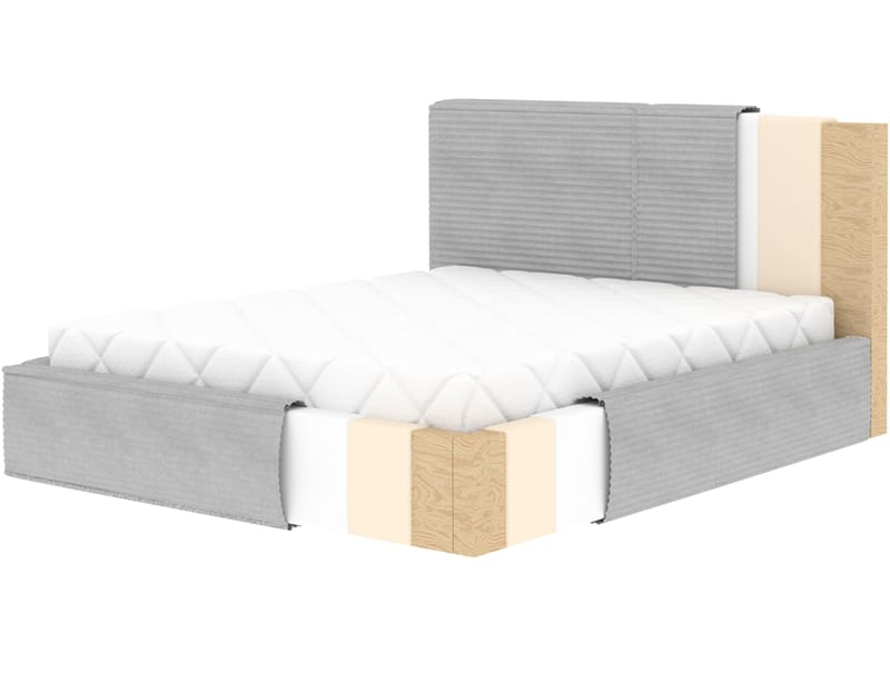 Pesillo sengeramme med opbevaring 180x200 cm - Modullo 35 - Møbler - Senge - Sengeramme & sengestel