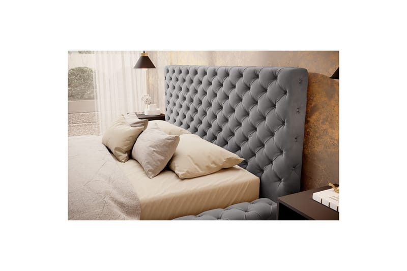 Princce Sengeramme 160x200 cm - Sort-hvid - Møbler - Senge - Sengeramme & sengestel