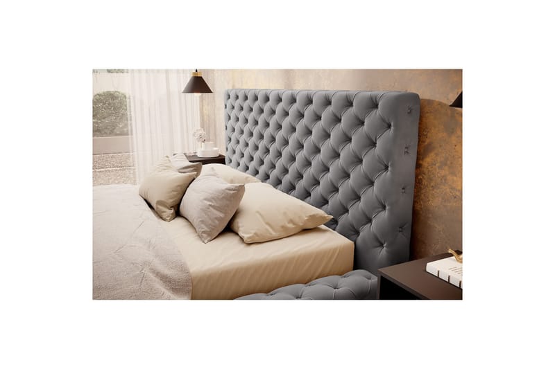 Princce Sengeramme 160x200 cm - Sort-hvid - Møbler - Senge - Sengeramme & sengestel