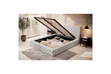Princce Sengeramme 160x200 cm - Sort-hvid - Møbler - Senge - Sengeramme & sengestel