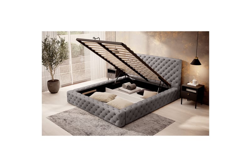 Princce Sengeramme 180x200 cm - Blå - Møbler - Senge - Sengeramme & sengestel