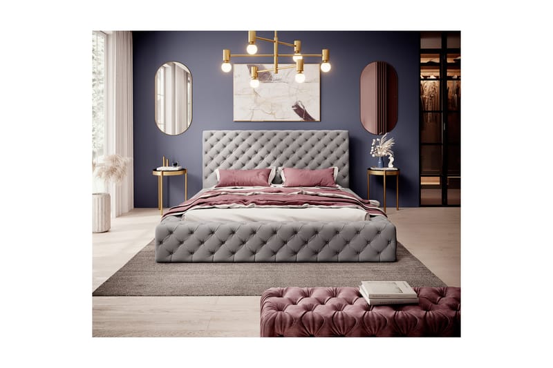 Princce Sengeramme 180x200 cm - Blå - Møbler - Senge - Sengeramme & sengestel