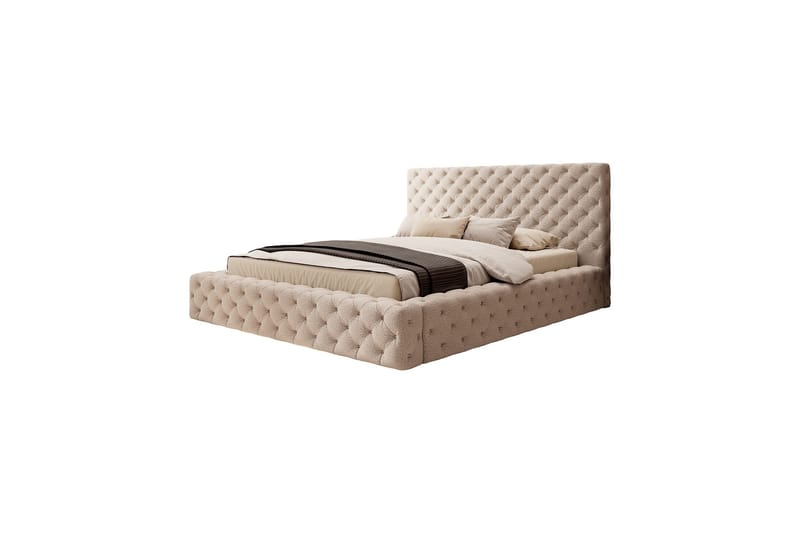 Princce Sengeramme 180x200 cm, Sort-hvid