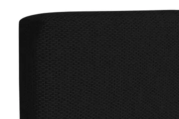 Princess Sengepakke – Kontinentalseng 120x200 cm i Stof med Topmadras med Fasthedsgrad Medium - Sort - Møbler - Senge - Enkeltsenge