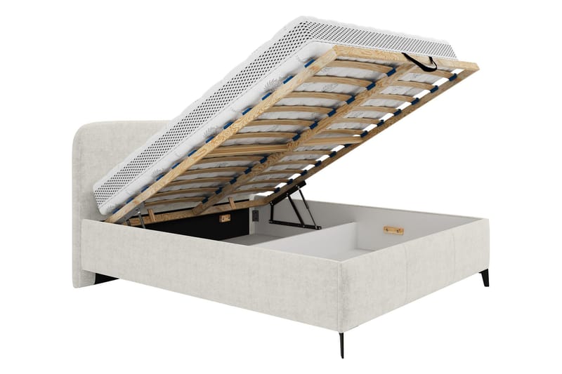 Raher Sengeramme 140x200 cm - Hvid - Møbler - Senge - Sengeramme & sengestel