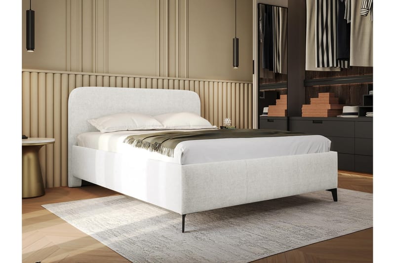Raher Sengeramme 160x200 cm - Hvid - Møbler - Senge - Sengeramme & sengestel