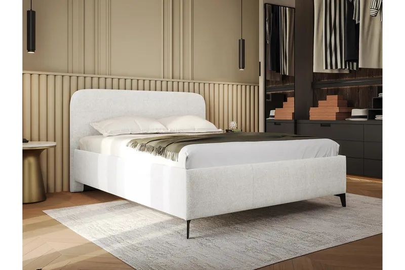 Raher Sengeramme 160x200 cm - Hvid - Møbler - Senge - Sengeramme & sengestel