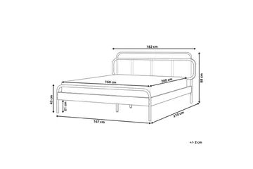 Ramsäng 160x200 - Møbler - Senge - Sengeramme & sengestel